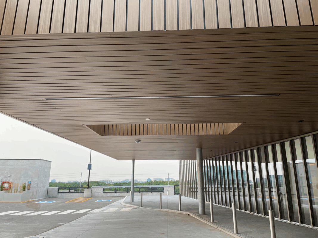 LINE:form Linear Planks by Maxxit used on a project for Schroeder Ambulatory Centre