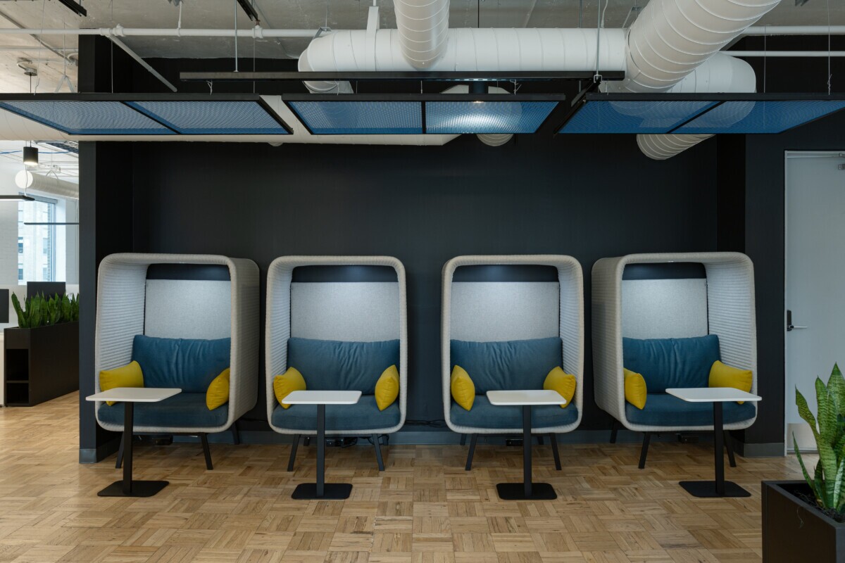 PANEL:Form Metal Ceiling Panels at Float Financial's offices in Toronto