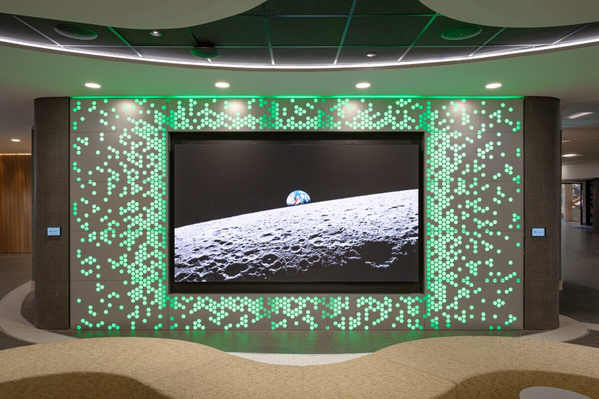 Humber College features an Agilis backlit wall.