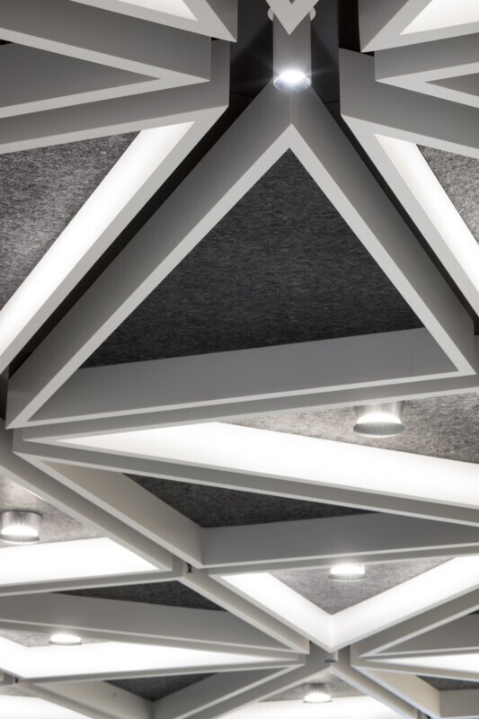 Close-up of AERO:Form Trilateral Open Cell products by Maxxit